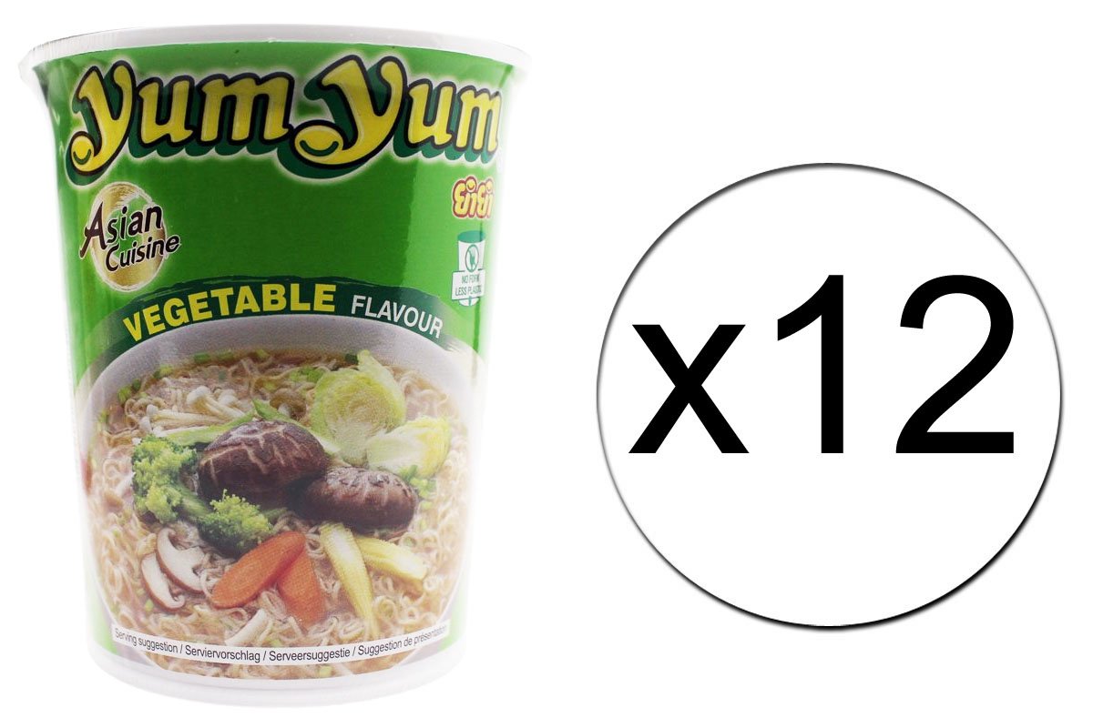 YumYum - Nouilles Instantanées Légumes/Végétaux - Soupe de Nouilles - 12 x  70 gr