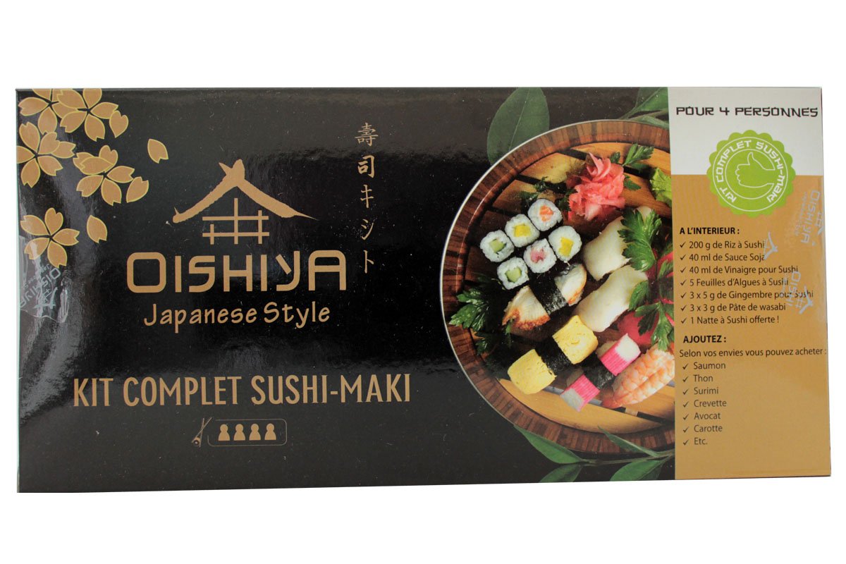 Kit complet sushi maki 4 personnes - Oishiya