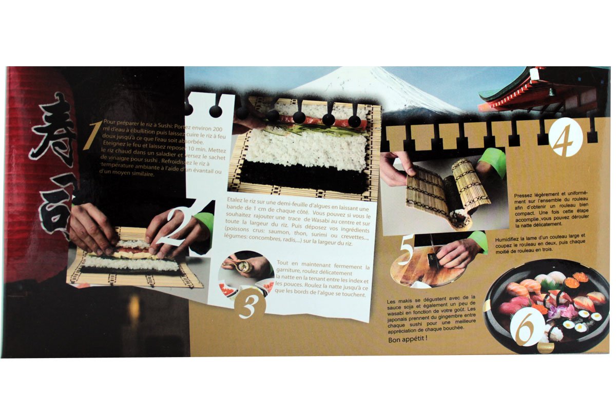 Kit complet sushi maki 4 personnes - Oishiya