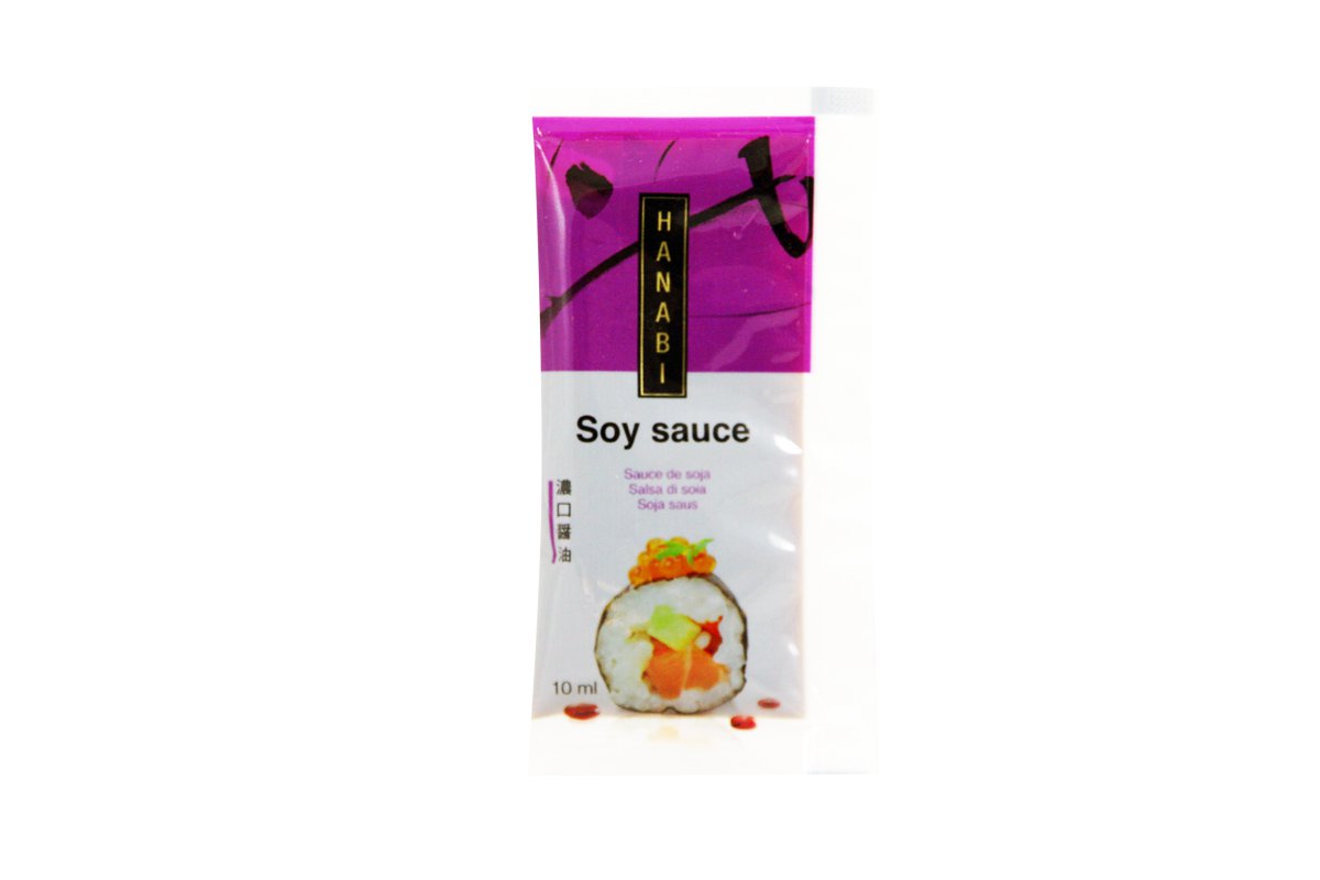 Sachet de sauce soja salée - 10 ml