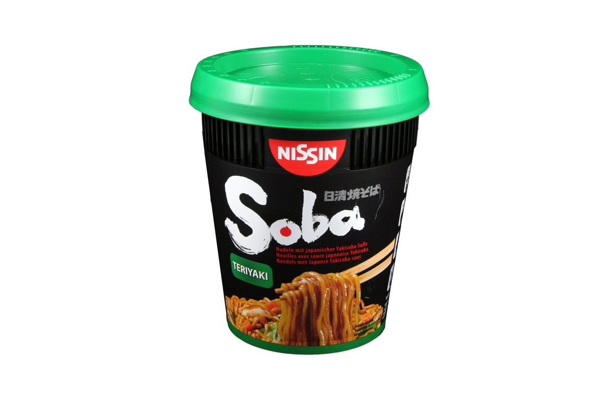 Nouilles en bol poulet, shiitake & gingembre 63g Nissin