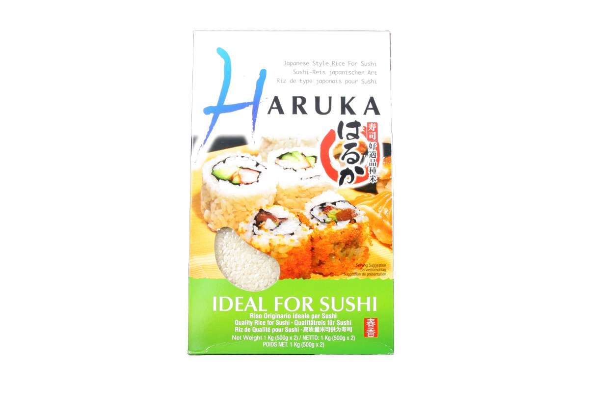 Lot de 12 paquets de riz à sushi Haruka - 12 x 1kg