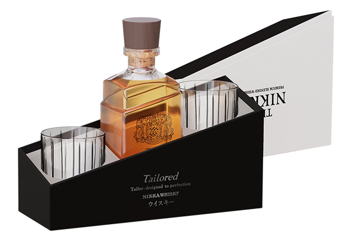 Coffret whisky The Nikka Tailored (43%, 70cl) avec 2 verres