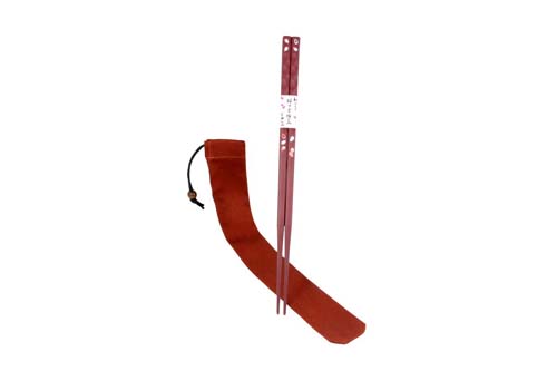 Baguettes Sakura avec pochette - 24cm