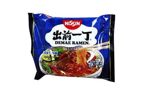 Soupe de nouilles ramen NISSIN - Boeuf épicé - 100 g