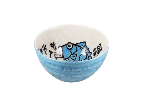 Bol en porcelaine - Poisson - 16 x 8,5 cm