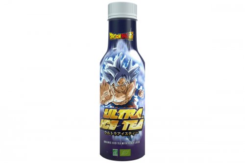 Ultra ice tea Dragon Ball Super Goku thé noir bio à la pêche - 50cl