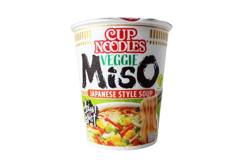 Soupe vegan saveur miso de nouilles instantanées - 67g Soupe vegan saveur miso de nouilles instantanées - 67g