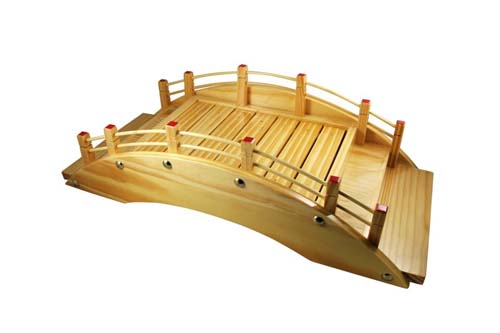 Pont pour sushis en bambou - 46 x 22 x 13 cm