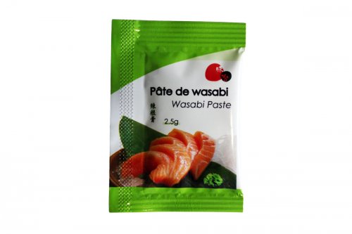 Wasabi en pâte sachet individuel de 2,5g Wasabi en pâte sachet individuel de 2,5g
