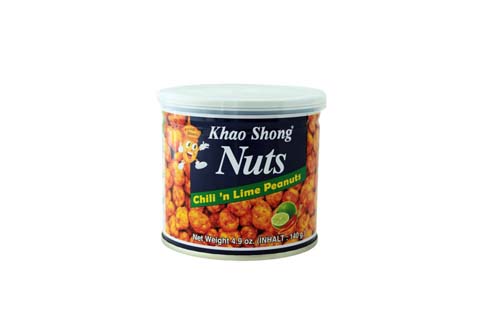 Cacahuètes saveur piment et citron vert - 140g