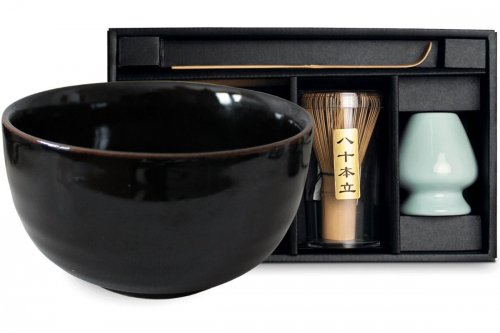 Ensemble pour th&eacute; matcha Uzu 4 pi&egrave;ces