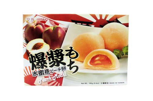 Mochi à la pêche par 6 - 180g Mochi à la pêche par 6 - 180g