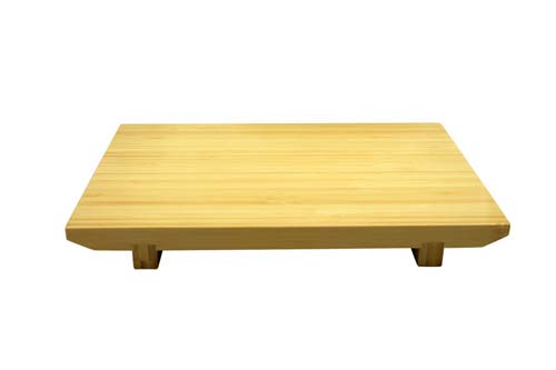 Plateau pour sushis en bambou - 27 x 18 x 3 cm