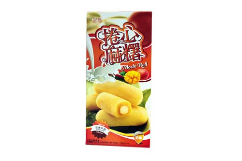 Mochi roll à la mangue et au lait par 5 - 150g Mochi roll à la mangue et au lait par 5 - 150g