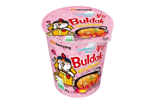Cup de nouilles ramen saveur Carbonara Samyang Buldak - 80 g