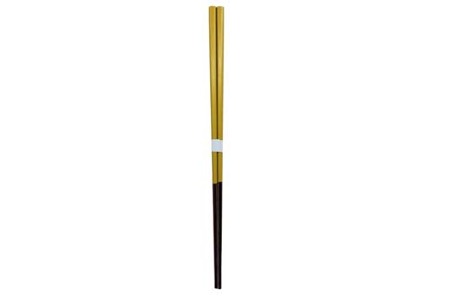 Paire de baguettes en bois beige et marron Paire de baguettes en bois beige et marron