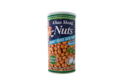 Cacahuètes enrobées saveur noix de coco - 360g Cacahuètes enrobées saveur noix de coco - 360g