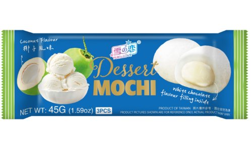 Mochi Yuki & Love saveur coco - Daifuku - 3 pi&egrave;ces (45 g)