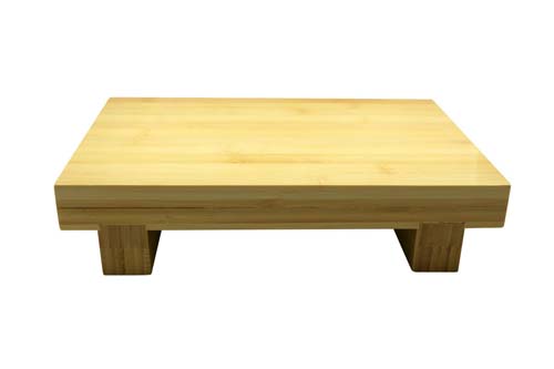 Plateau pour sushis en bambou - 27 x 18 x 6 cm