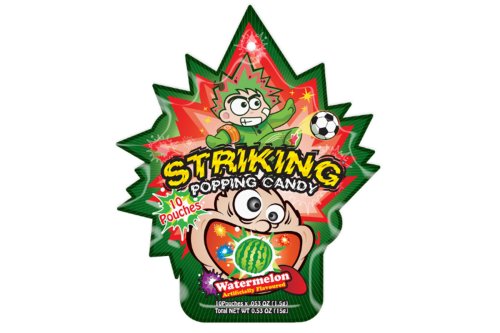 Sucre p&eacute;tillant Striking saveur past&egrave;que - Popping Candy - 10 x 1,5 g (15 g)