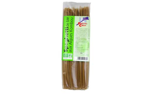 Spaghetti bio aux algues Kombu 500 g