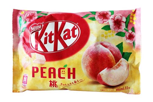 KitKat mini goût pêche - 127,6g