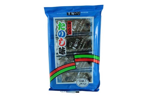 Mini feuilles d'algues épicées (Ajitsuke Nori) - 12,5g