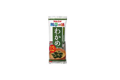 Soupe miso aux algues wakamé en sachets