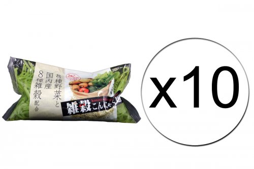 Lot de 10 shirataki de konjac aux épinards - 10 x 200g Lot de 10 shirataki de konjac aux épinards - 10 x 200g