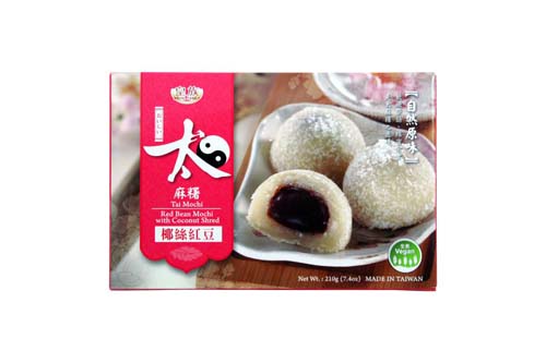 Mochi aux haricots rouges et noix de coco râpée par 6 - 210 g