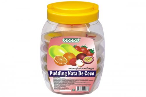 Boîte de nata de coco assortiment de 5 saveurs - 16x80g Boîte de nata de coco assortiment de 5 saveurs - 16x80g