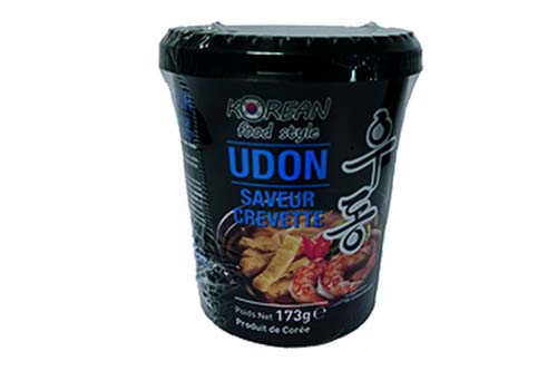 Cup de nouilles udon saveur crevettes - 173g Cup de nouilles udon saveur crevettes - 173g