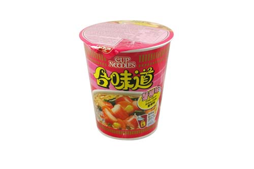 Soupe de nouilles en bol saveur crabe - 75 g