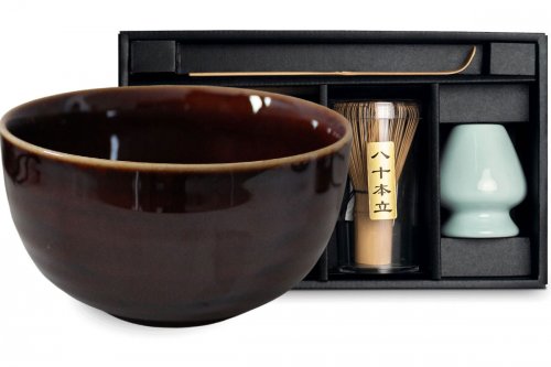 Ensemble pour th&eacute; matcha Kuriiro 4 pi&egrave;ces