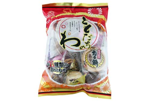 Assortiment de gâteaux Japonais 11 saveurs - 250g