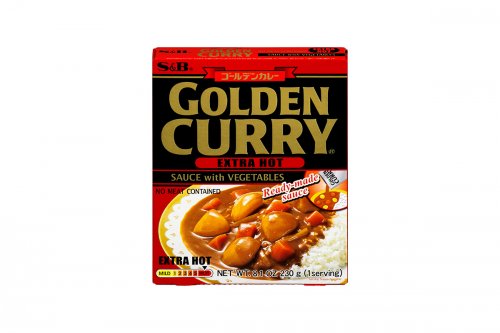 Curry Japonais très fort aux légumes S&B - 230g