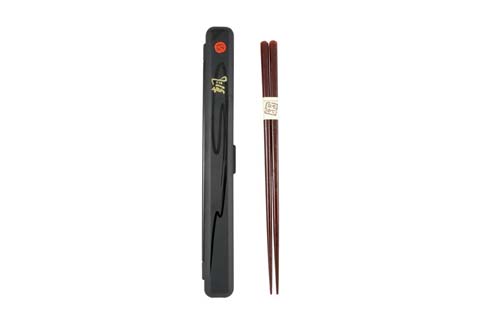 Baguettes Kazé en bois avec étui - 22,5cm