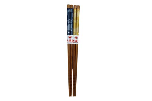Lot de 2 paires de baguettes motifs traditionnels