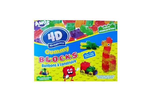 Bonbons à construire - Girafe, maison, voiture - 200g