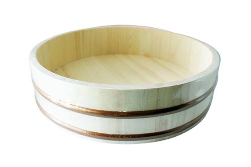 Hangiri en bois pour riz à sushi - 36x9cm