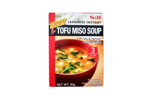 Soupe miso instantanée tofu & épices - 3 x 10 g