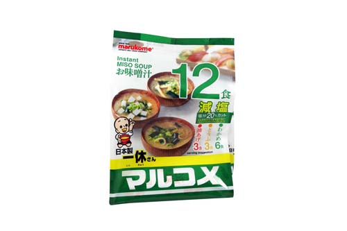 Soupe Miso allégée en sel par 12 - 3 soupes