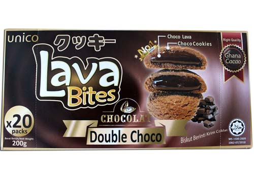 Cookies double chocolat au coeur fondant - 200g