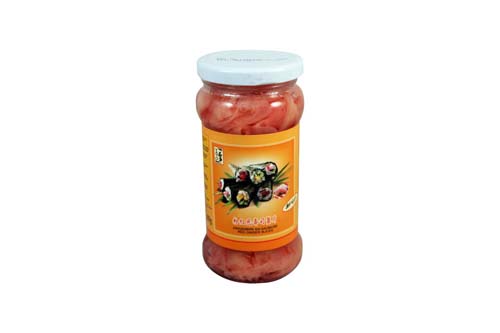 Gingembre mariné rose en pot - 360 g