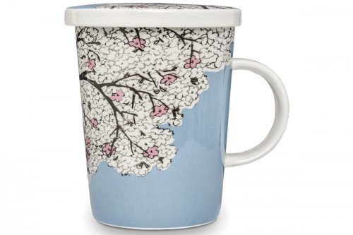 Tasse à thé Royal Tea sakura, filtre et couvercle inclus - 30cl Tasse à thé Royal Tea sakura, filtre et couvercle inclus - 30cl
