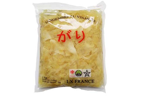 Sushi gingembre mariné nature 1kg Sushi gingembre mariné nature 1kg