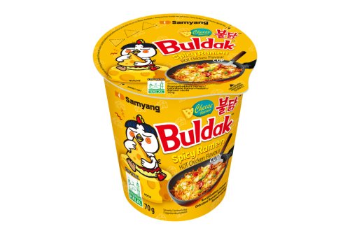 Cup de nouilles ramen &eacute;pic&eacute;es au fromage Samyang Buldak - 70 g