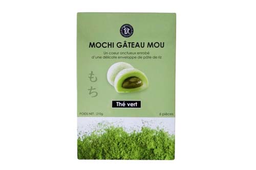 Mochi à la pâte de thé vert par 6 - 210 g