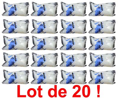 Lot de 20 konjac blanc en vermicelle 200 g